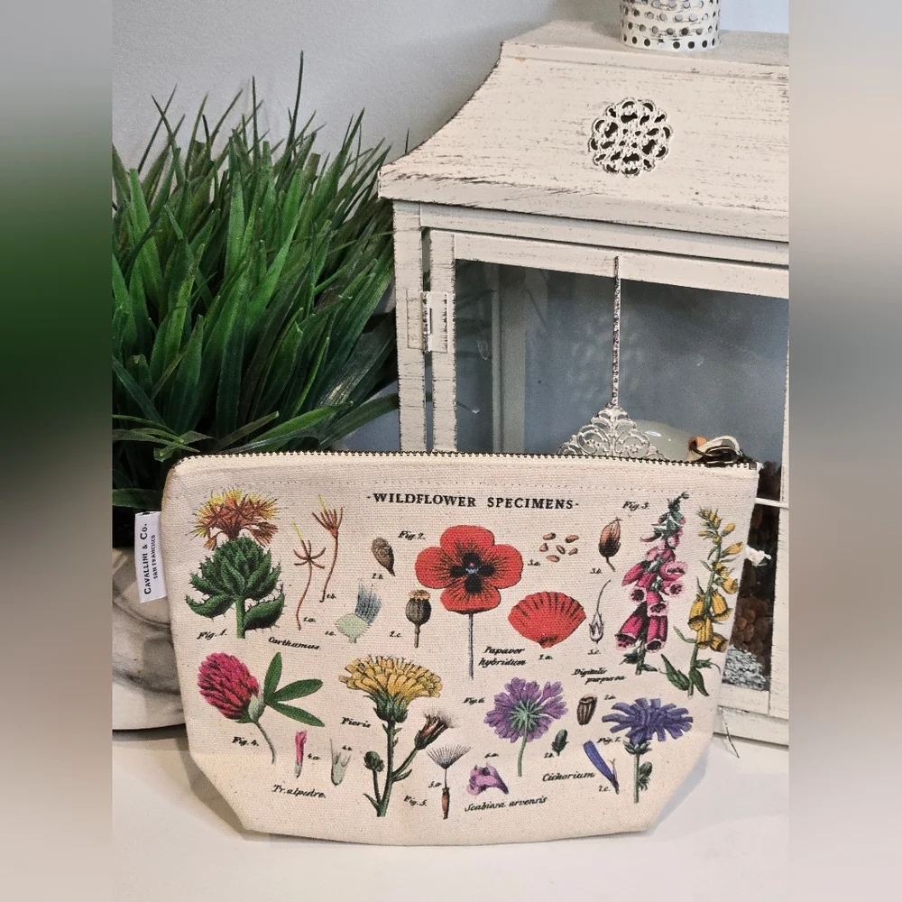 Wildflower Specimens Cosmetic Bag